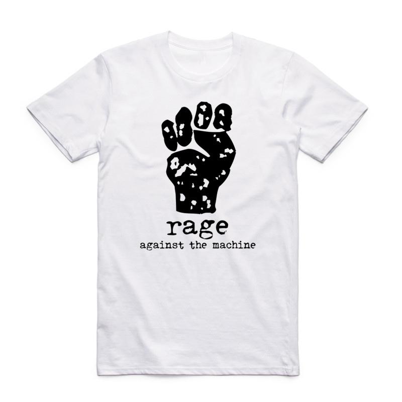 Asian Size Printing Rage Against The Machine Alternative Metal Music Band T-shirt O-Neck Short Sleeve T-shirt HCP4174