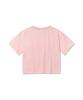 Bajal Va 3D Logo Crop Short Sleeve T-Shirt Pink