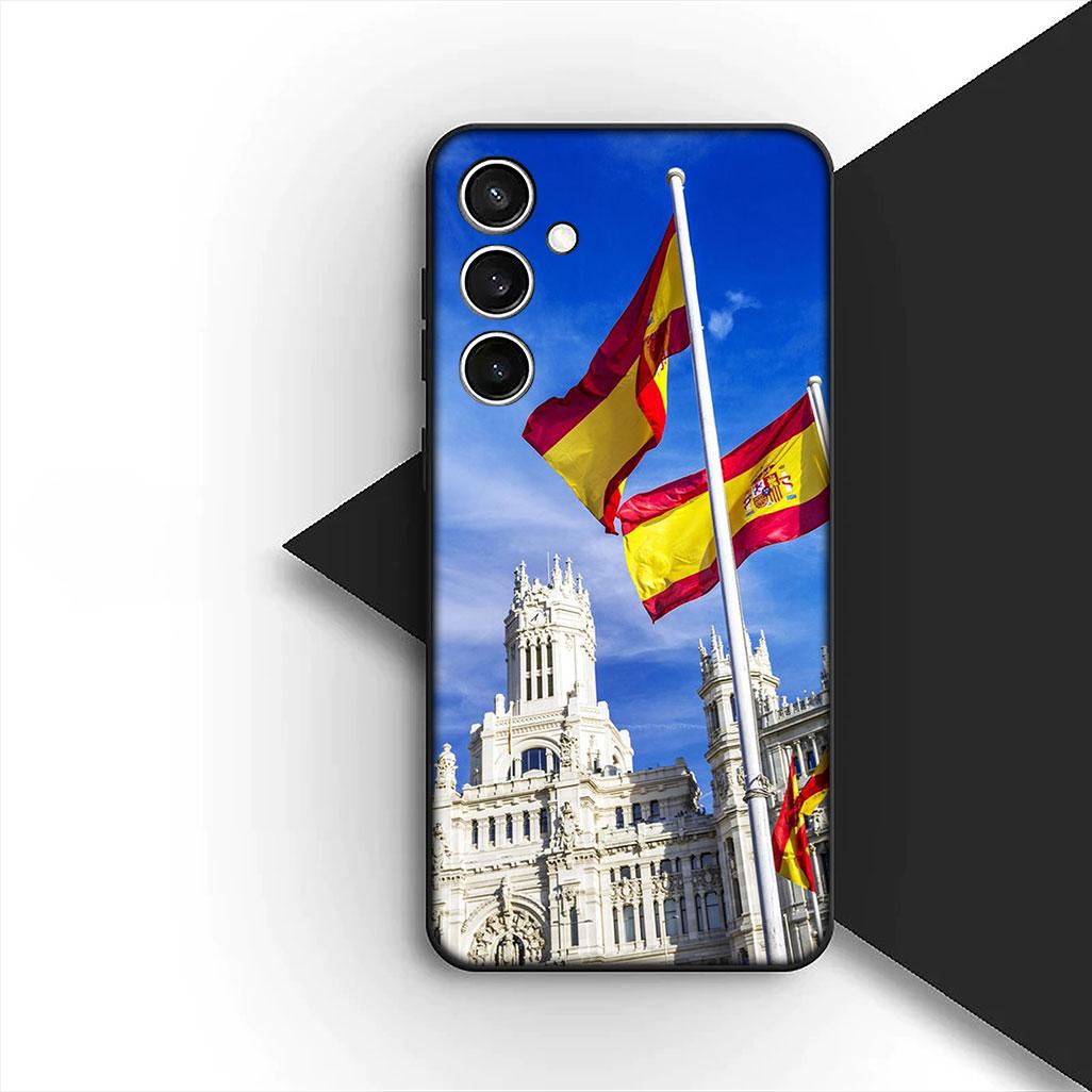 

Soft Cover for Motorola Moto Edge 70 60 Fusion NEO Pro G56 G96 G04 G05 20 G Stylus Casing Phone Case Spain Flag Motorola Edge 60 Pro