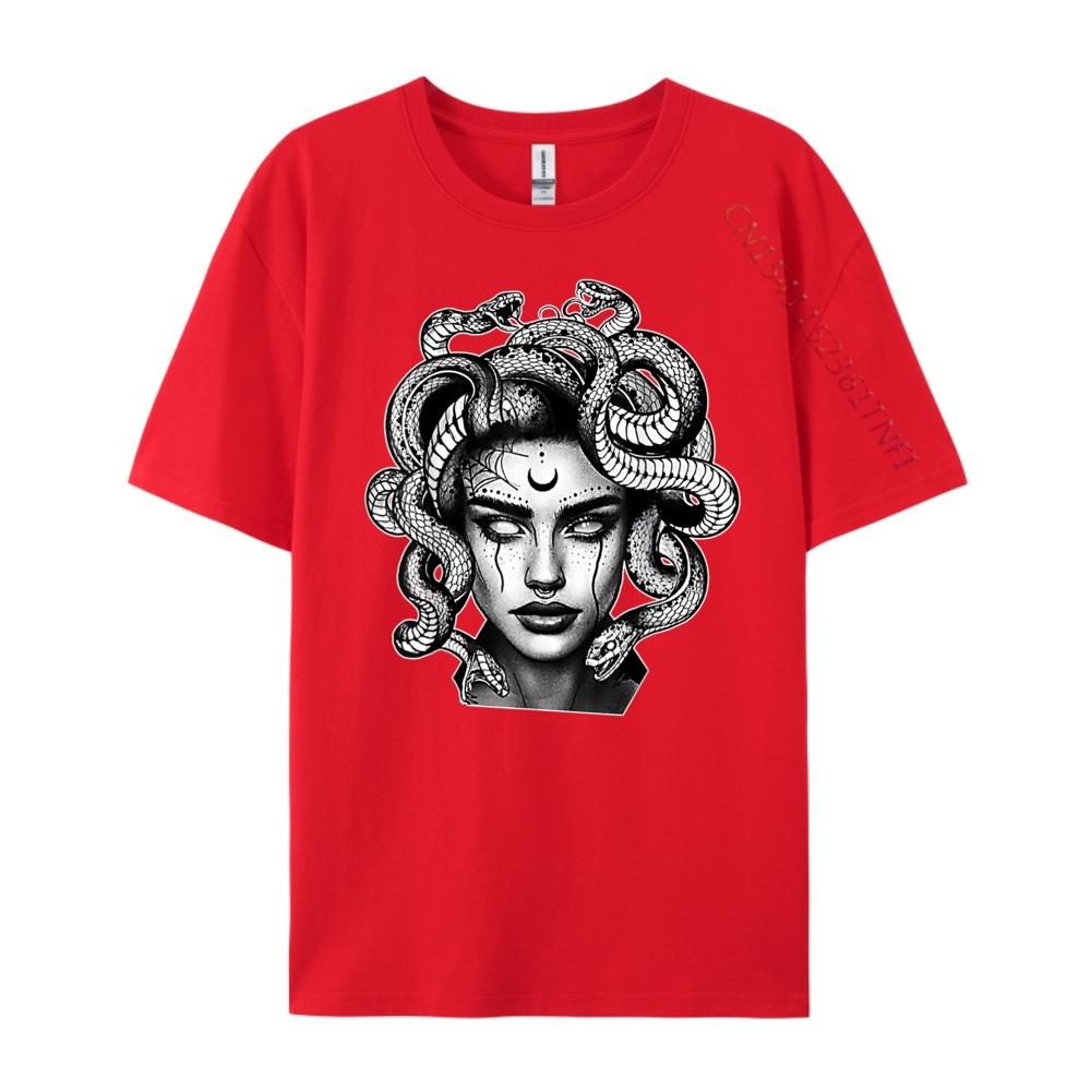

Tattooed Medusa Greek Mythology Blackwork Unisexs Clothing New Year 2025 Harajuku S