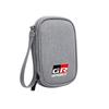 Car Emblem Storage Bag Protable Key Drive Earphone USB EWDGFH6 Card Pouch For Toyota RAV4 Corolla Yaris Aygo Prius CHR Camry Auris Prado