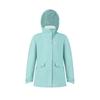 Fashion Hooded Two-Piece Set Jacket Women Jackets Gray Green A11W517721FGN