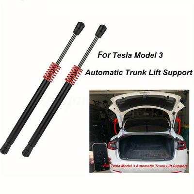 2PCS Fit for Tesla Model 3 Trunk Support Rod, Gas Spring Shock Absorber Rod, Tailgate Hydraulic Rod Car Trunk Accessories