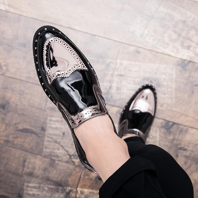 Μόδα Μέγεθος 38-48 Κλασικά Ανδρικά Μοκασίνια Ανδρικά Casual Άνετα Μοντέρνα Μικρά Δερμάτινα Παπούτσια Ευρωπαϊκά Αμερικανικά Κομψά Παπούτσια Μάρκας