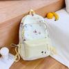 Schoolbag Japanese cute cartoon printed backpack female ins small fresh contrasting color primary and secondary school backpack casual backpack