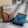 Kalimba 17 tasti in mogano Thumb Piano Mbira Strumento musicale Africa Finger Piano Teclado Instrumento