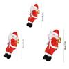 Kreslený Santa Claus panenka přívěsek vánoční ozdoby zábavný Santa Claus lezení na laně plyšová panenka hračka pro domácí nástěnné okno