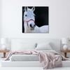 Canvas Print White Horse Animals