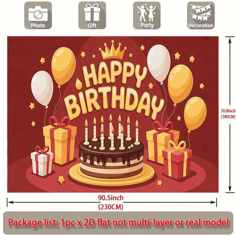 Party Backdrop New Year Flat Weddings Parties Cursive Lettering Birthdays Coming Ceremonies Event Photo Background Front Door Decor