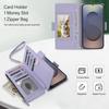 Zipper Wallet Cards Holder Phone Case for Samsung S26 S25 Ultra S24 S22 Plus S23 FE A36 A56 A37 A26 A17 Crossbody Leather Cover