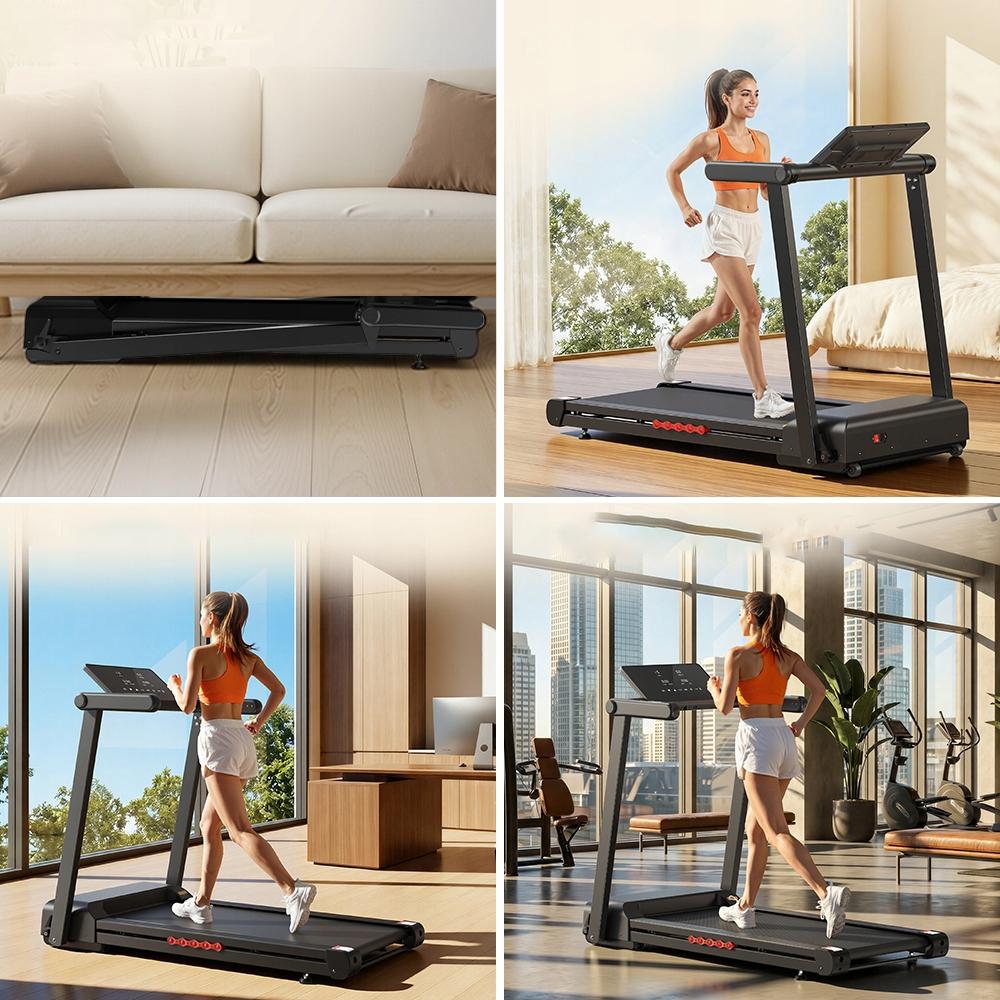 Electric Treadmill FT62-DZ Foldable Home with LED App for 150kg 1-16 Km/h Up To 1-18%