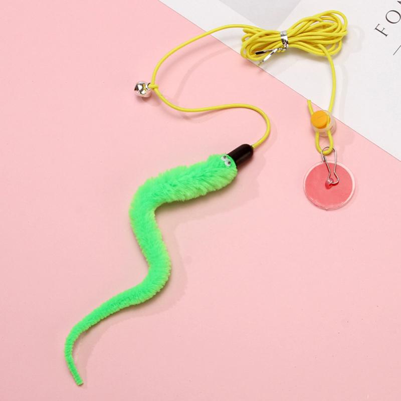 Pisică de pluș Teaser Stick Ușă agățată Joacă interactivă Urmarire Jucării pentru exerciții Articole pentru animale de companie pentru interior