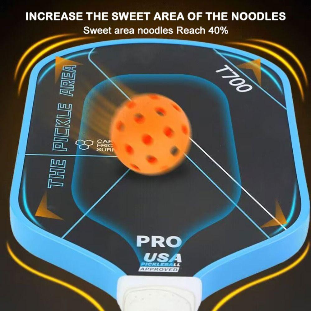 T700 Pickleball Paddle Carbon Fiber Pickle Ball Paddle Durable Pickleball Rackets Set