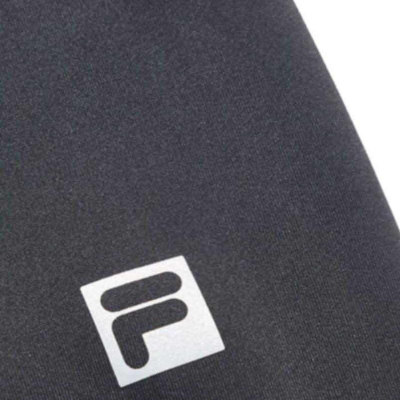 Fila Solid Color Casual Knitted Leggings Women Bottoms Black A11W022681F-BK