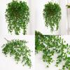 Artificial Eucalyptus Wall Hanging With 5 Fork Round Leaves For Home Decor And Photography Props