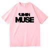 Jimin Muse Who T Shirt New Fashion UnisexWomen Letter Print Is My Heart Waiting for Tshirt Unisex Vintage Tees Shirts Korea