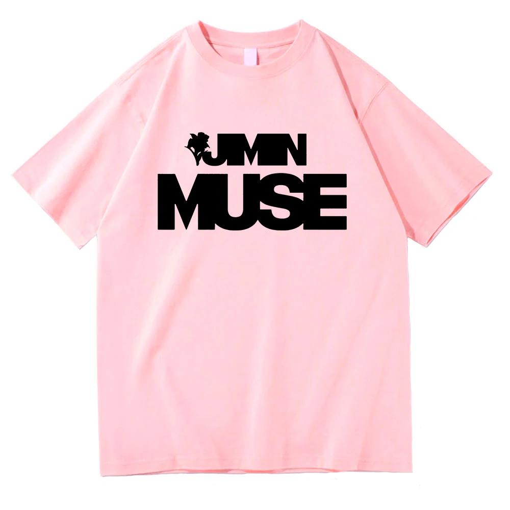 Jimin Muse Who T Shirt New Fashion UnisexWomen Letter Print Is My Heart Waiting for Tshirt Unisex Vintage Tees Shirts Korea