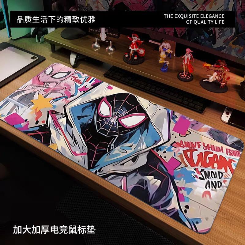 Spider-Man Mouse Pad Extra Large Keyboard Pad Game Office Anti-Slip Desk Pad