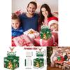 Red Santa Claus Pattern Paper Gift Box For Christmas Surprises And Gift Exchange