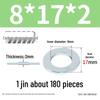 Oversized Thickened Galvanized Iron Flat Washer M2M3456810-M6