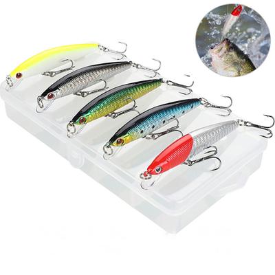 Fishing Lures Set Lifelike Long-cast Luminous Fishing Bionic Bait For Freshwater Saltwater Bass
