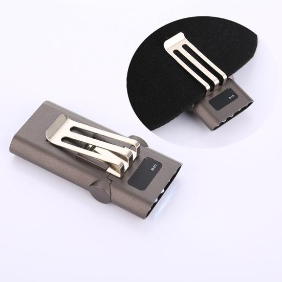 Hat Clip Light Mini Convenient High USB Charging Brightness Solid Dark Area Lighting