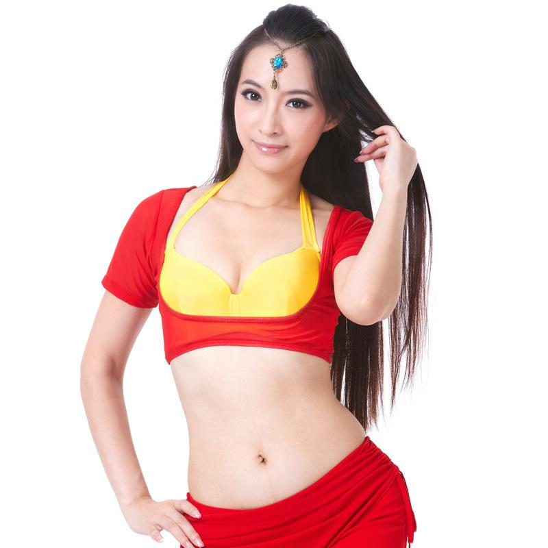 Belly Dance Costume with Water Gauze Chest Support Small Top, Eastern Dance Belly Dance Costume