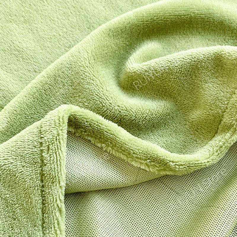 Newly Solid Color Soft Flannel Flat Sheet Winter Warm Home Bedding Bed Sheet for Single Double Bed Flat Bed Sheet Home Textile