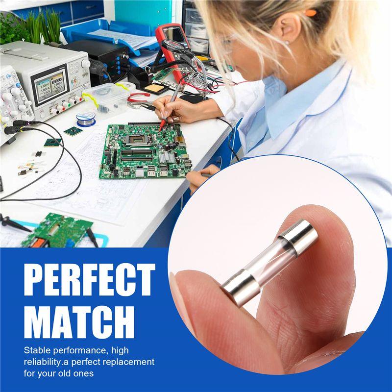 20 X 250 V 2A F2AL Quick F Link Glass Tube Fuse 5 Mm X 20 Mm