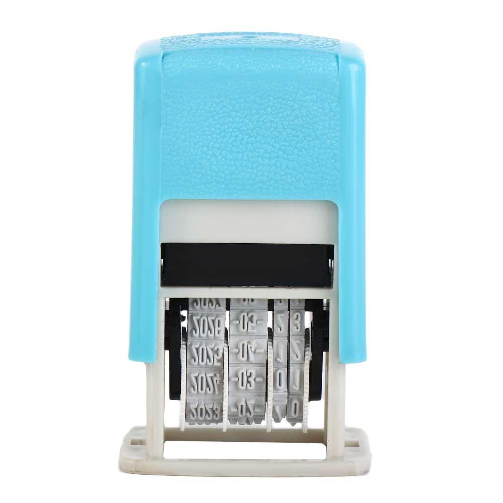 DIY Handle Account Date Stamps Stamping Automatic Ink Return Mini Self-Inking Stamps For Office Supplies Date Wheel Stamp