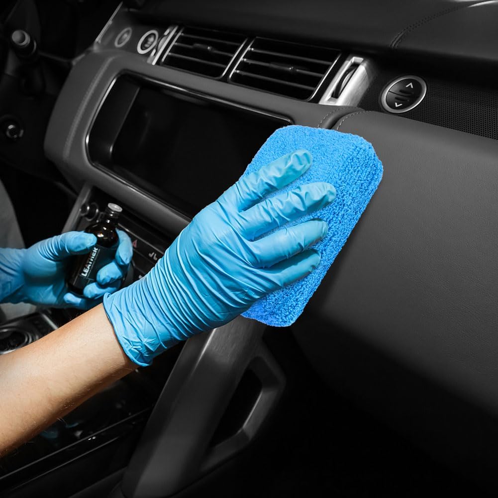 HOMEXCEL Microfiber Applicator Pads, Scratch-Free Car Wash Sponge For Cleaning, Premium Wax Foam Applicator Pads For Car Detailing, 5”X3”, 8Pack