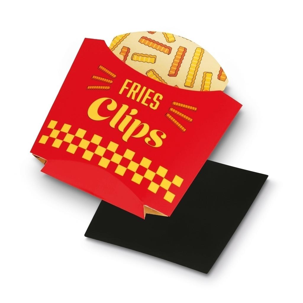 Komplet 12 Klipsów Do Torebek French Fries Z Magnesem 10X1,5X1