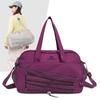 Lightweight Large Capacity Crossbody Bag with Shoe Compartment for Travel & Sports