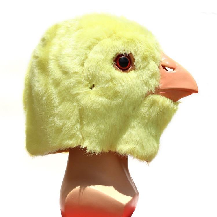 Chick Character Animal Latex Mask For Halloween Events And Costume Creative