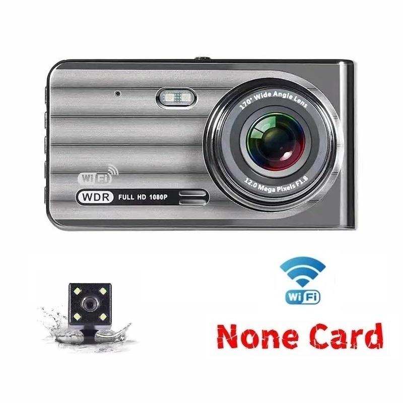 4.0-inch High-definition Driving Recorder WIFI Wireless Mobile Phone Interconnection Car Dual Lens Dual Recording