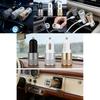 Universal Car Power Adapter With Dual Usb Ports Aluminum Alloy Fast Charger For Smartphones And Tablets