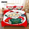 Set Biancheria da Letto Natalizio Set Copripiumino Set Biancheria da Letto 3d Stampa Digitale Biancheria da Letto Queen Size Set Biancheria da Letto Design alla Moda