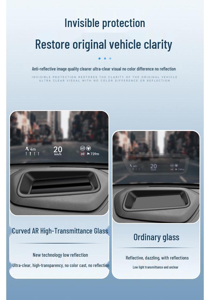 23-24 Changan Qiyuan A07 HUD Display Protective Cover