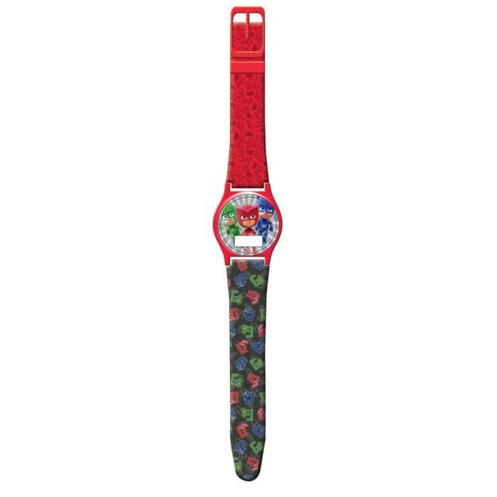 Digital Watch - Diakakis - PJ Masks - Boys - Red/Black - Plastic Strap