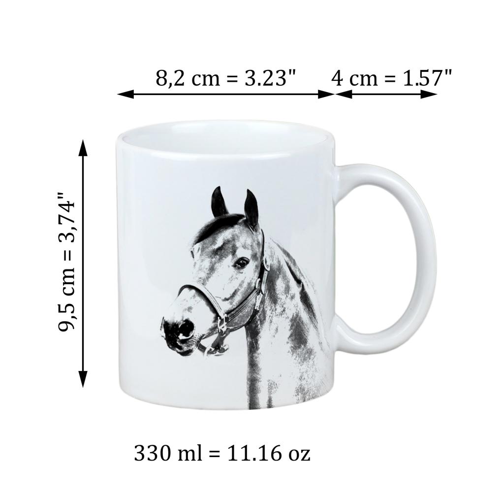 Morgan Horse - cup with a horse, cute cup with graphics, a gift with your photo from the Art-Dog brand
