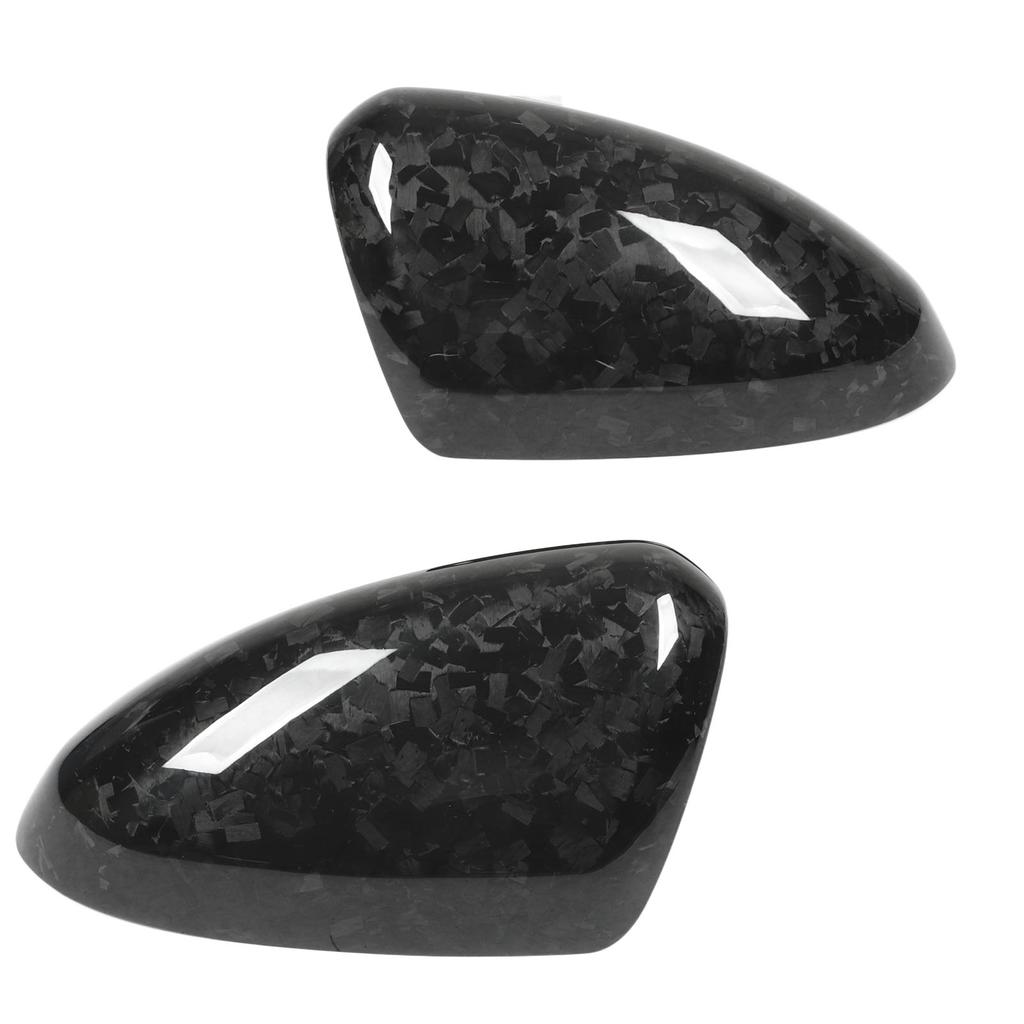 Side Mirror Covers 2PCs Carbon Fiber Rearview Mirror Caps Moulding Trim Replacement for Subaru BRZ 2022 + Forged Carbon Fiber