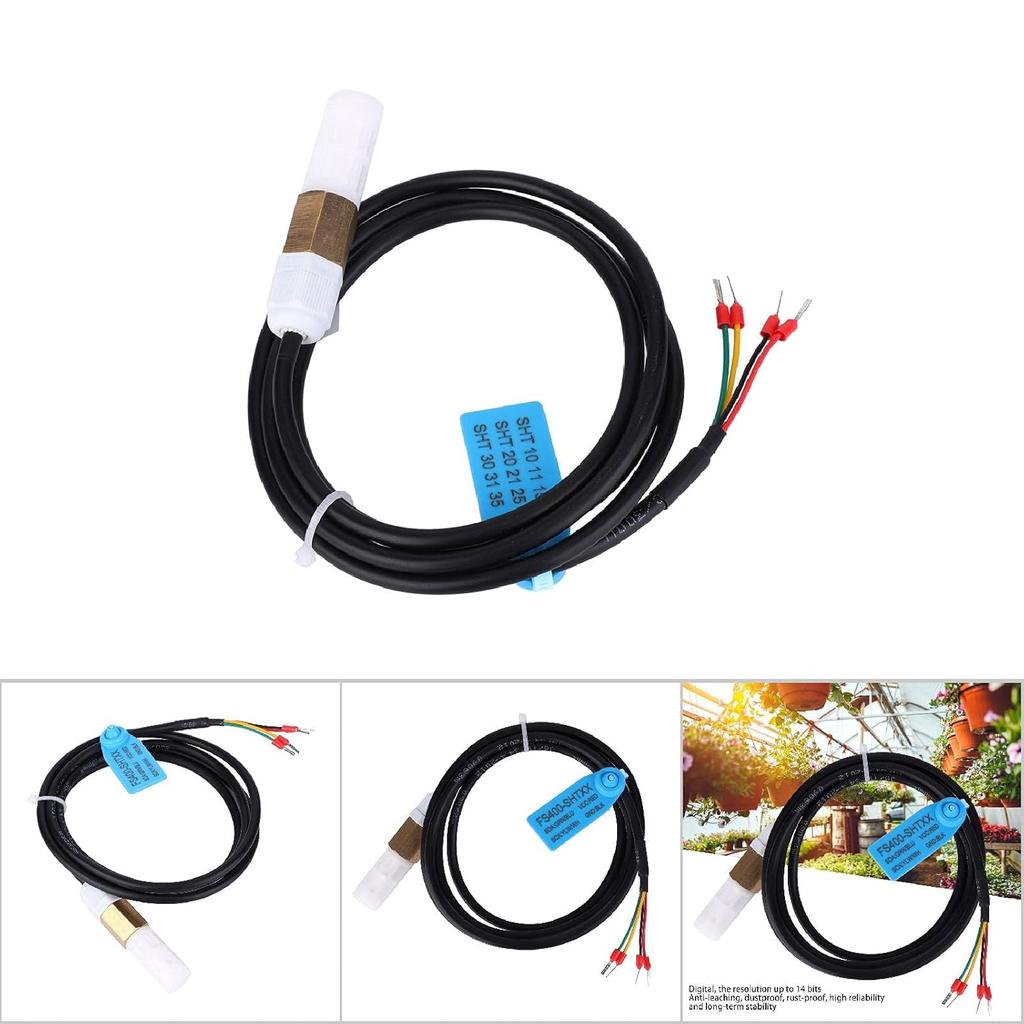Digital Temperature Humidity Sensor Copper Plastic Housing High Accuracy for Soil FS400-SHT3 Housing High Accuracy Low Consumption I2C Output(SHT31)