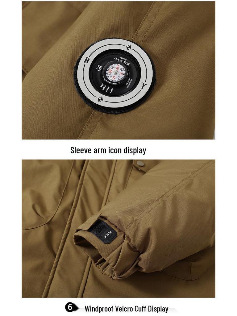 Veste d'hiver épaisse en coton pour homme grande taille 2025 - Vêtement d'extérieur chaud, protection contre le froid