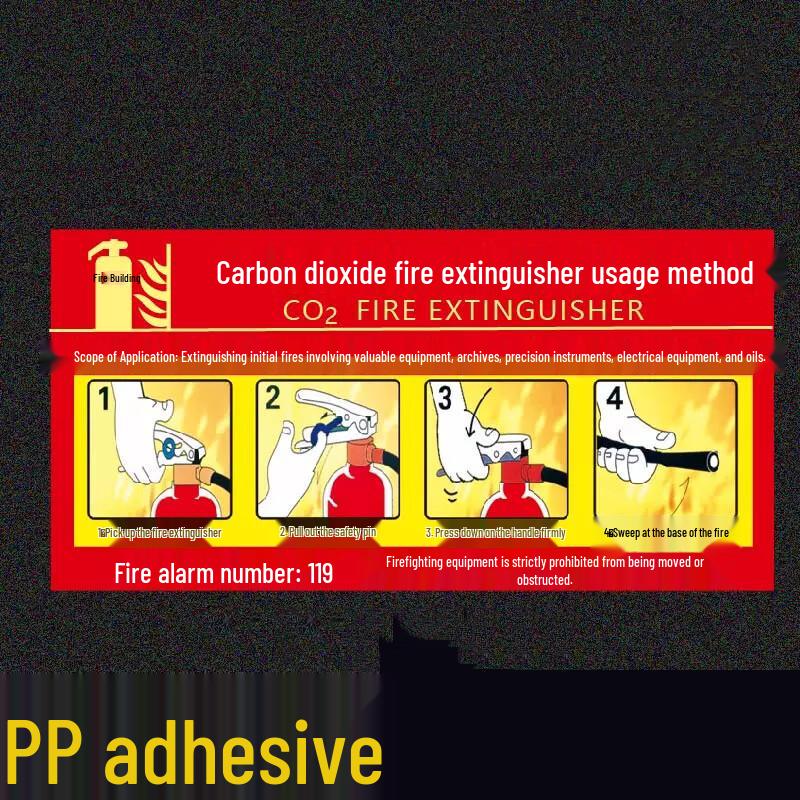 Fire Extinguisher & Hydrant Instruction Sign Set