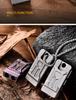 Titanium Double Tube High-Frequency Emergency Whistle for Outdoor Use
