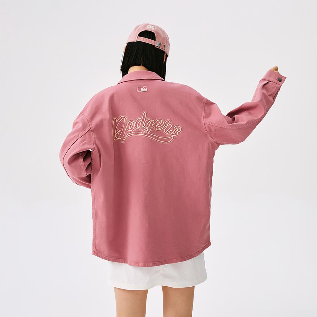 New MLB College Style Series 25FW Shirt Unisex Standard Coral 3ADRV0154-07COS