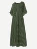 2022 Summer Trend: Plus Size Women's Polka Dot Dress In Fresh European & American Style