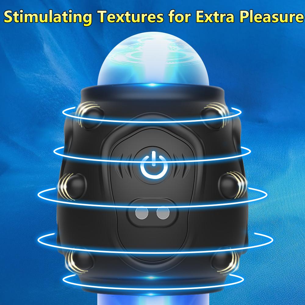 Breathable Penis Sleeve Ring Vibrator Delayed ejaculation Penis Enlarger G Spot Pleasure Stimulator Adult Sex Toy for Men