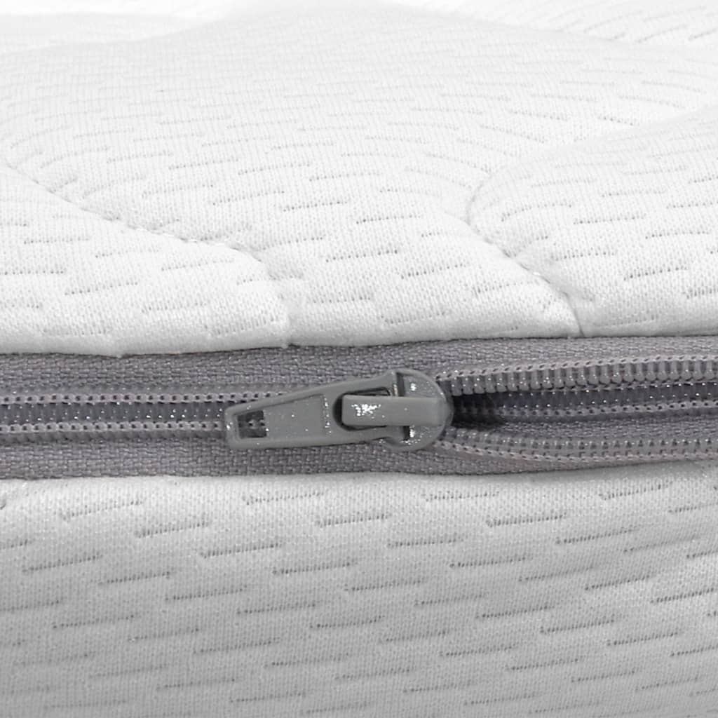 Mattress Topper 180 x 200 cm Viscoelastic Memory Foam 6 cm Thickness