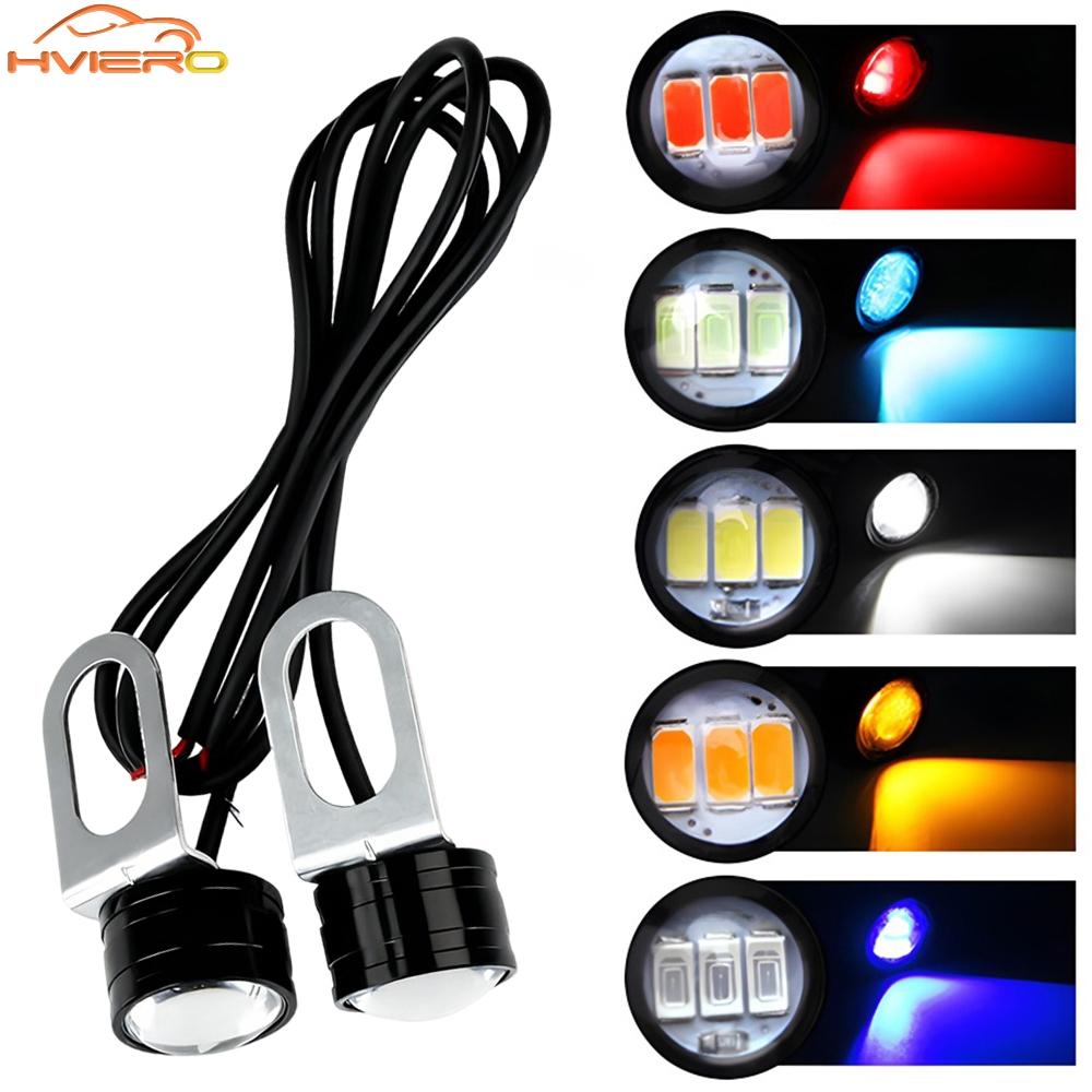 2/4Pcs Super Bright Eagle Eye Mirror LED Bulbs Universal For Car Motorcycle DRL Backup Reverse Turn Signal Parking Brake Tail